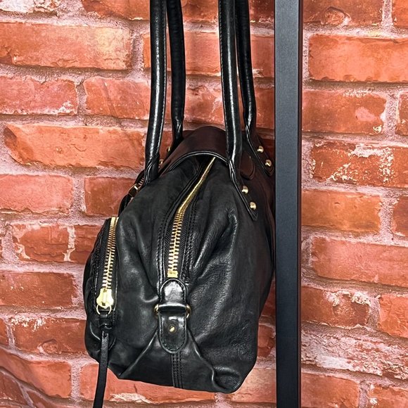 Botkier Bianka Black Leather Satchel Bag - Picture 6 of 7